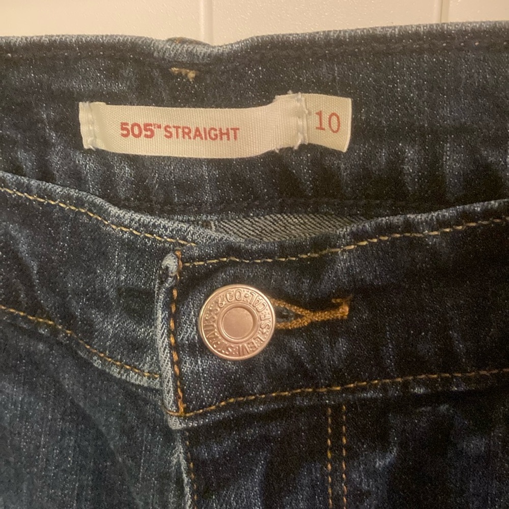 2pair jeans. Levi’s 505 and Talbot jeans. Both straight leg and size 10
